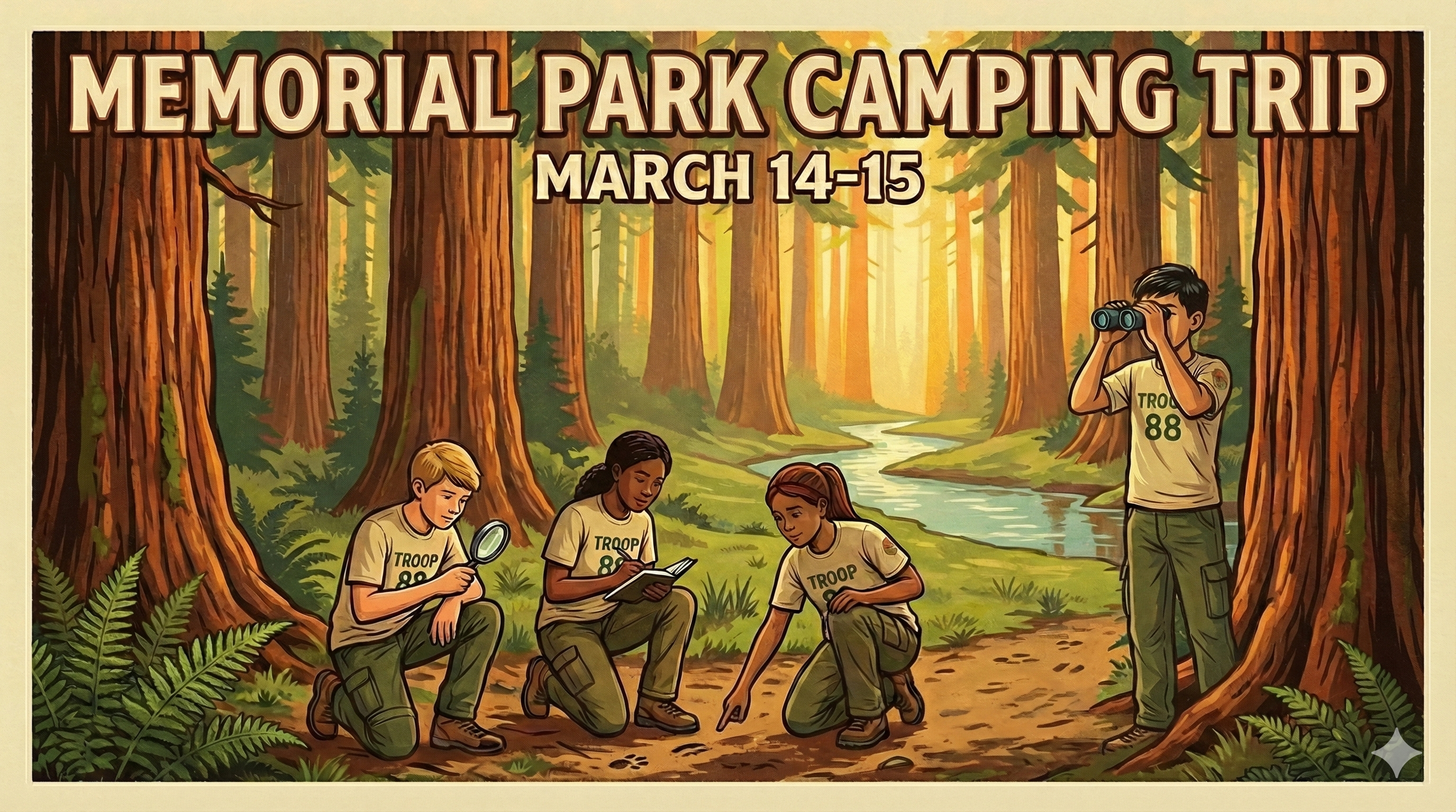 Recent Adventure 13: Memorial Park Camping