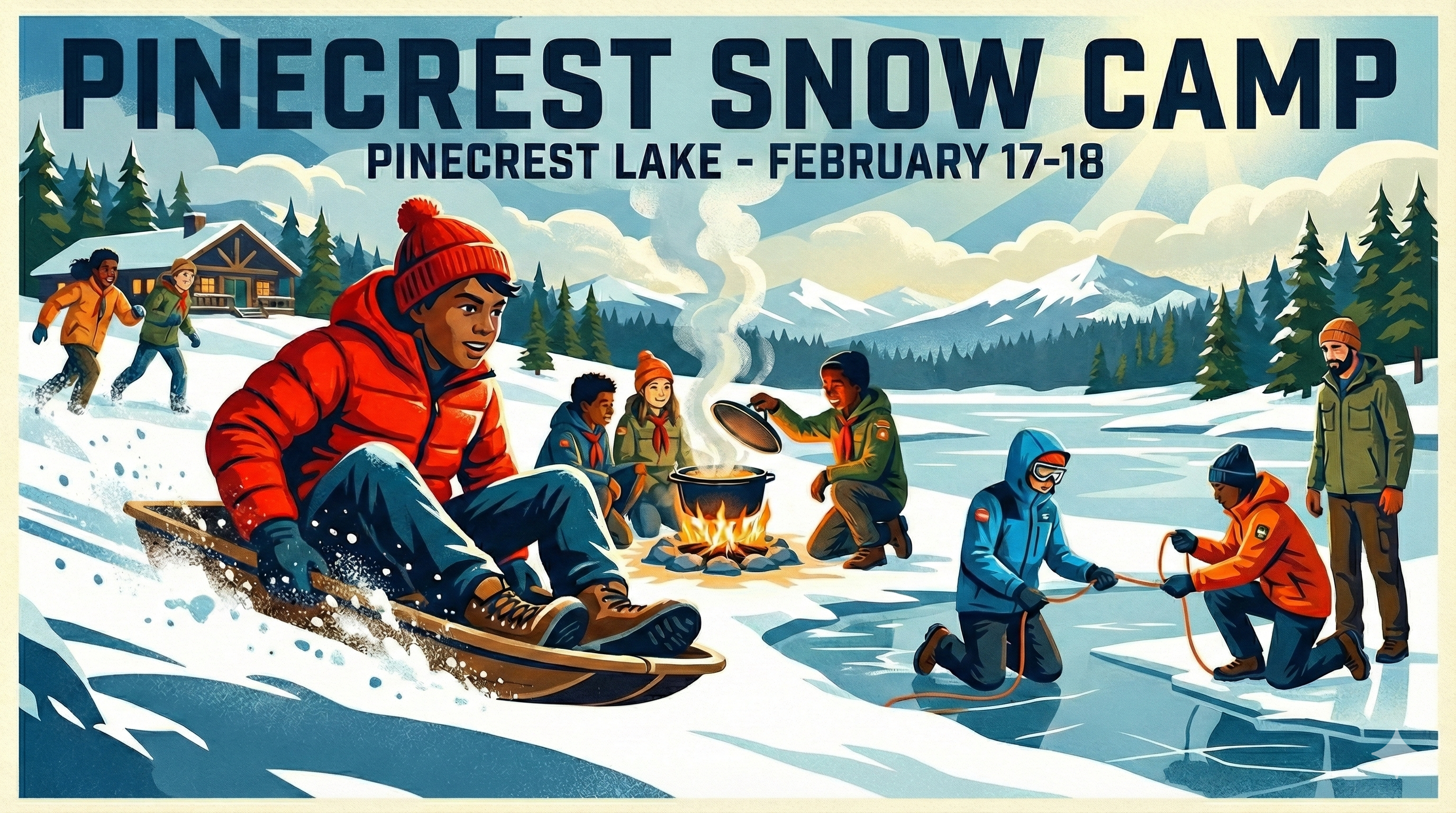 Recent Adventure 18: Pine Crest Snow Camp