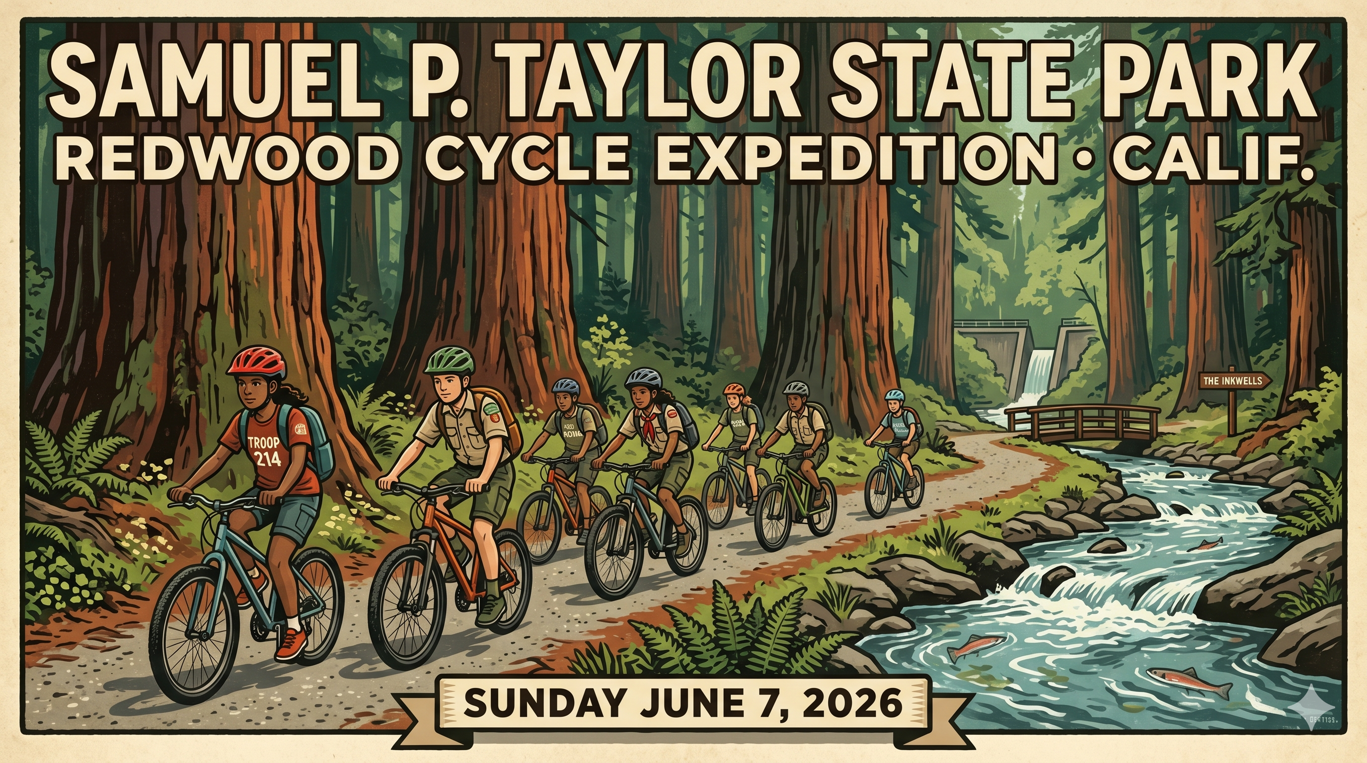 Recent Adventure 6: Samuel P. Taylor Redwood cycle expedition